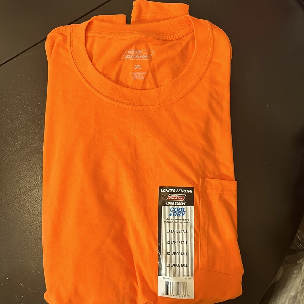 Dickies T Shirt Long Sleeve Cool Dry